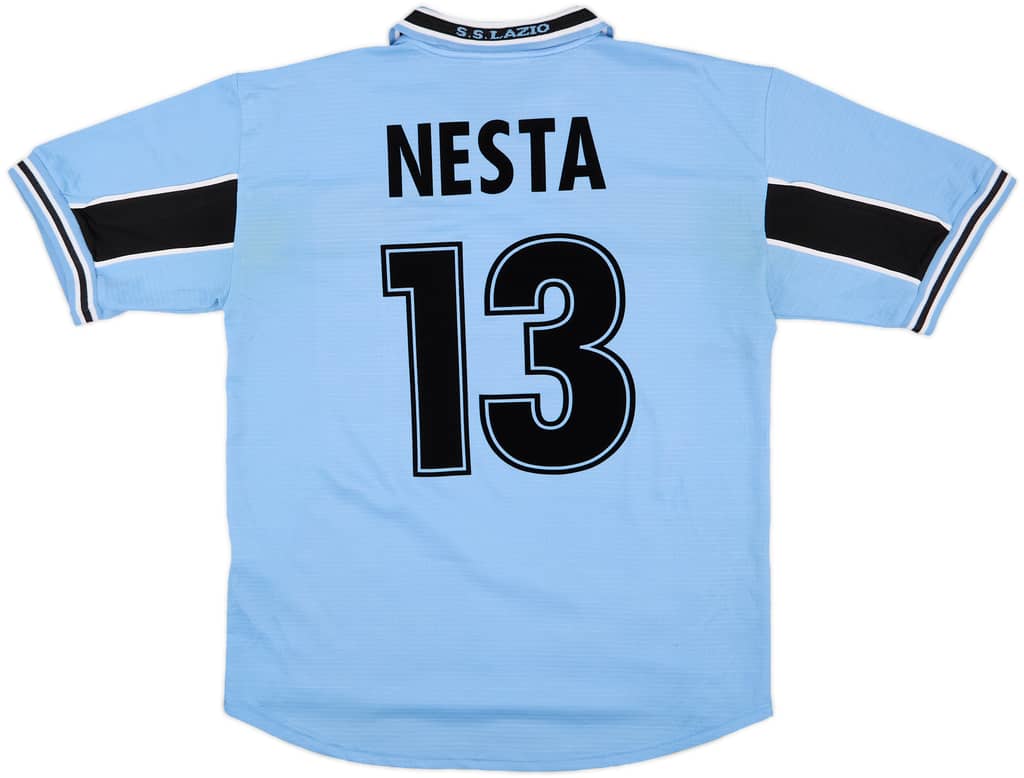1998-00 Lazio Home Shirt Nesta #13 - 8/10 - (XL)