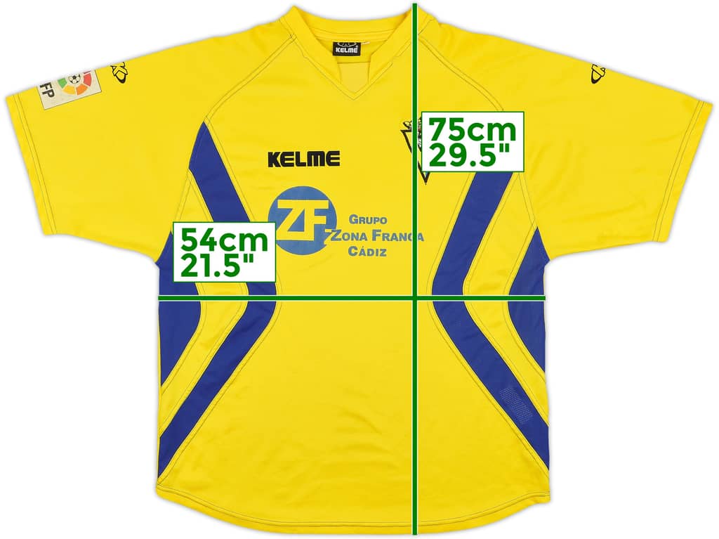2003-04 Cadiz Home Shirt - 8/10 - (M)