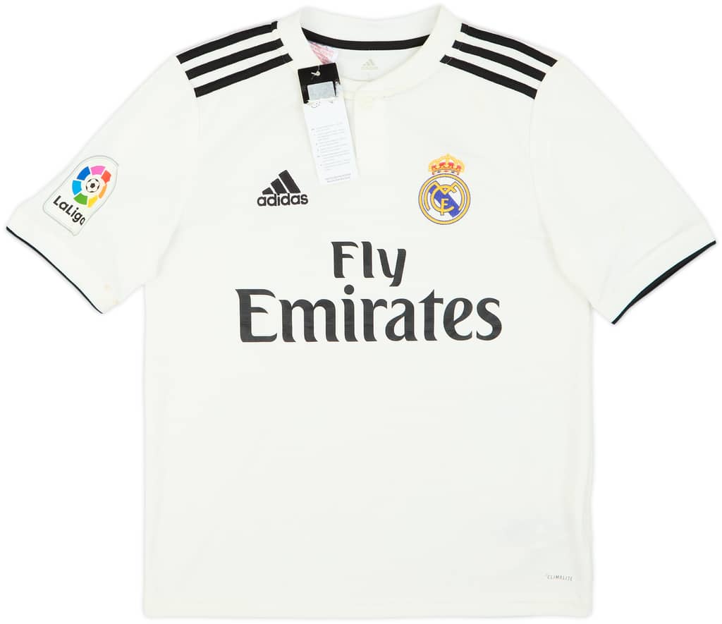2018-19 Real Madrid Home Shirt (L.Boys)