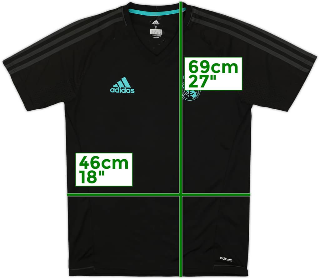 2017-18 Real Madrid adidas Training Shirt - 8/10 - (S)