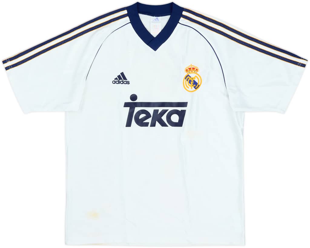 1998-00 Real Madrid Home Shirt - 5/10 - (XL.Boys)