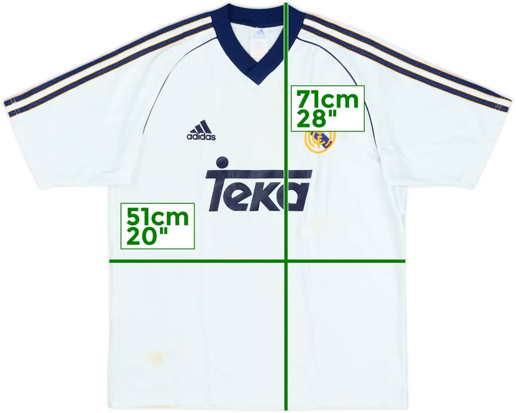 1998-00 Real Madrid Home Shirt - 5/10 - (XL.Boys)