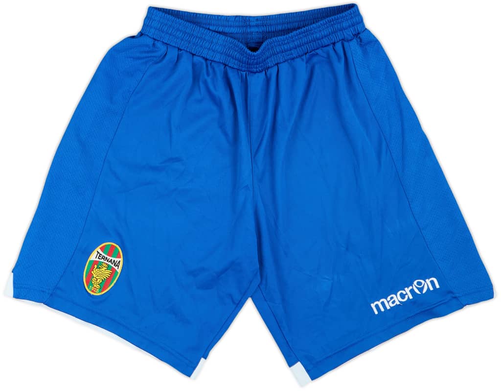 2016-17 Ternana Player Issue Macron Training Shorts #4 - 8/10 - (M)