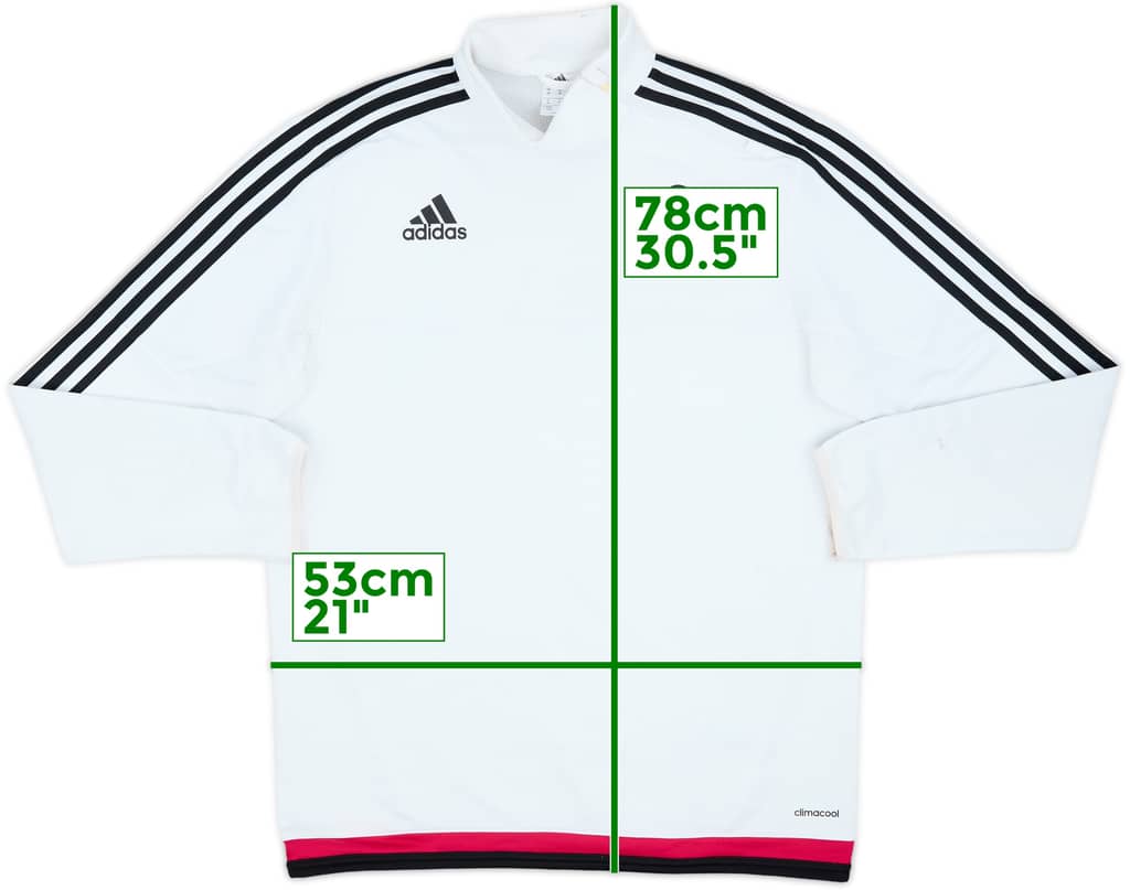 2015-16 Juventus adidas 1/4 Zip Training Top - 6/10 - (M)