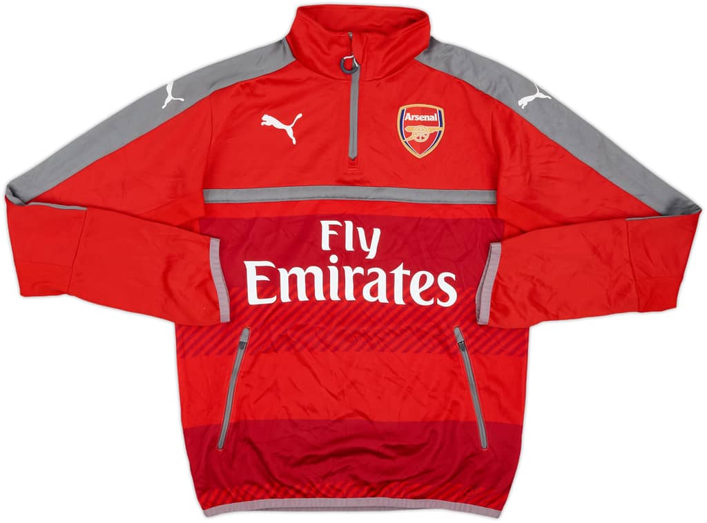 2016-17 Arsenal Puma 1/4 Zip Training Top - 8/10 - (S)