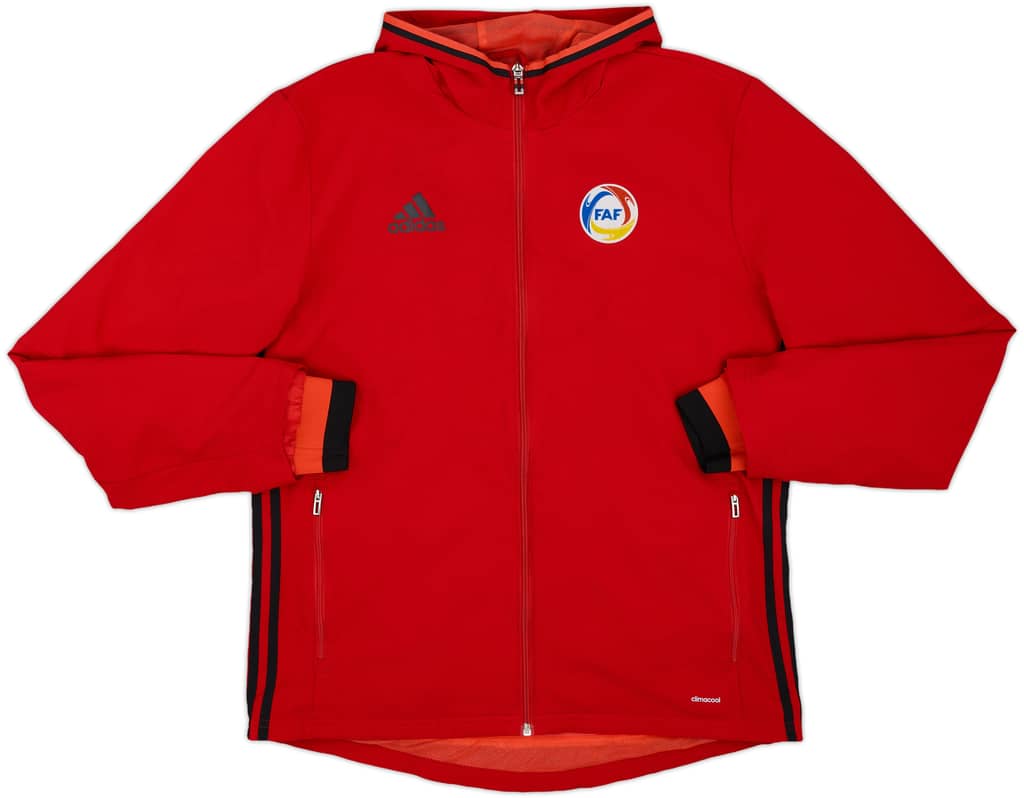 2015-16 Andorra adidas Hooded Track Jacket - 8/10 - (L)
