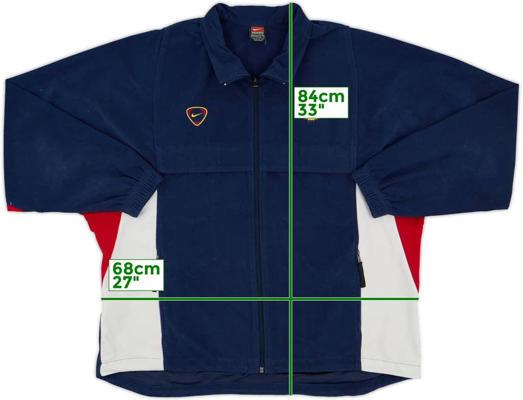 2000-01 Barcelona Nike Track Jacket - 9/10 - (XXL)