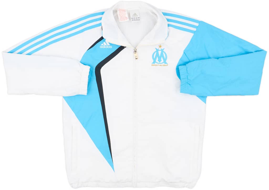 2009-10 Olympique Marseille adidas Track Jacket - 8/10 - (L.Boys)