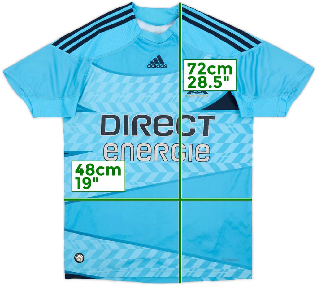 2009-10 Olympique Marseille Away Shirt - 8/10 - (XL.Boys)