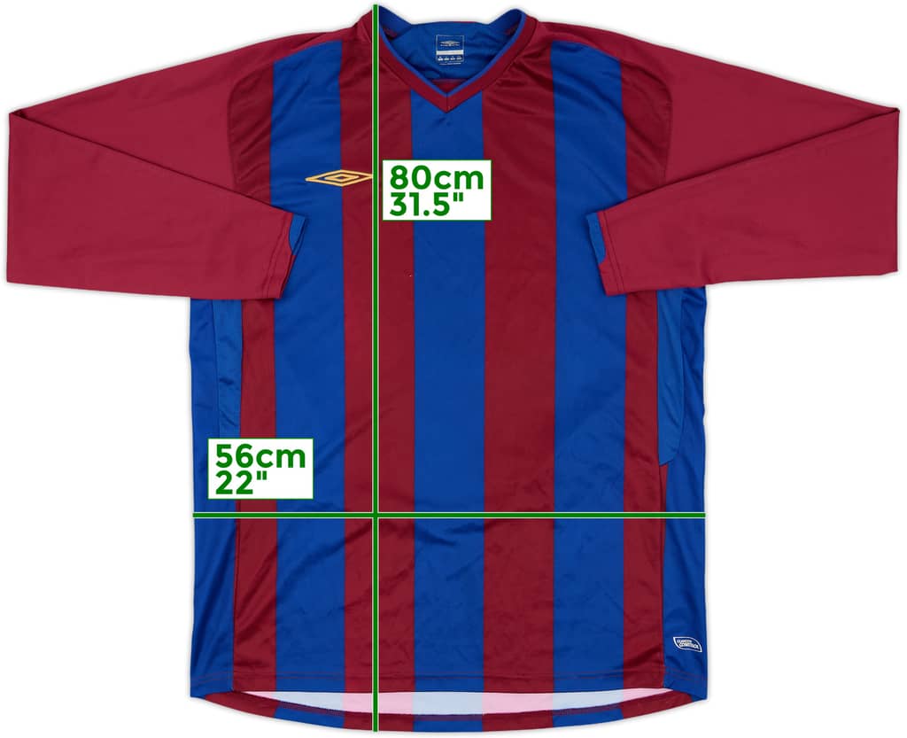 2000s Umbro Template L/S Shirt - 9/10 - (XL)