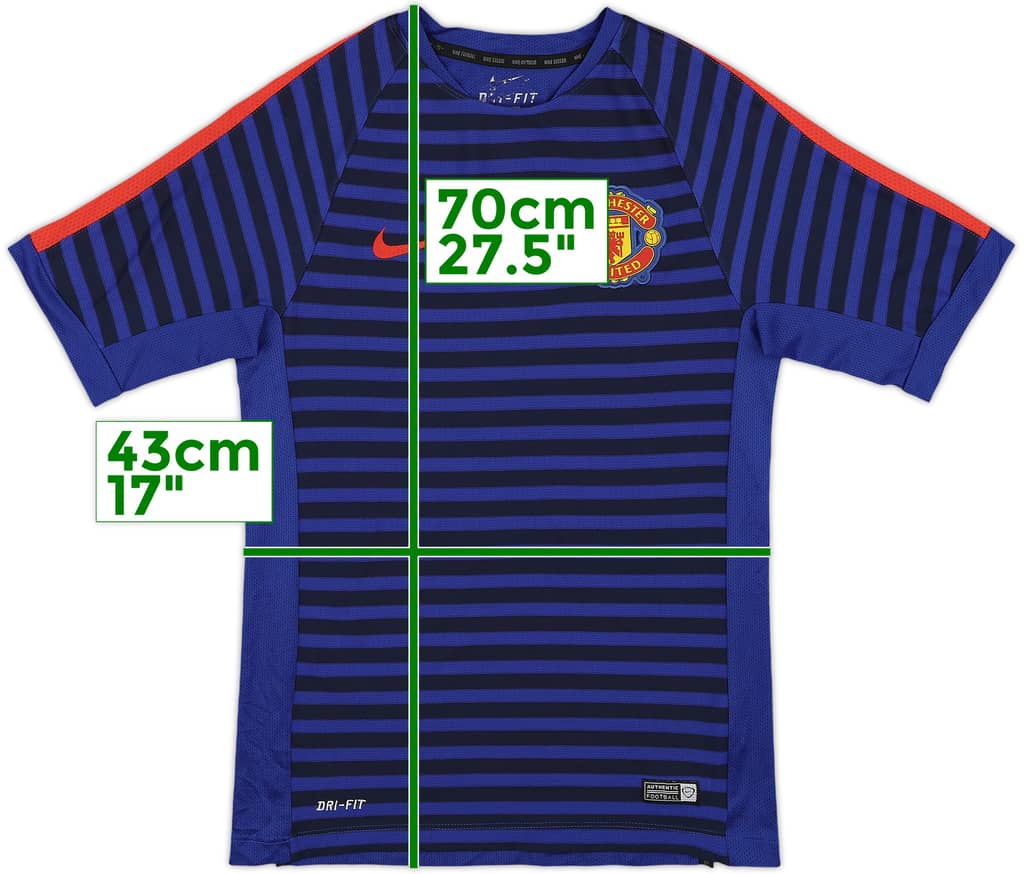 2014-15 Manchester United Nike Training Shirt - 8/10 - (S)