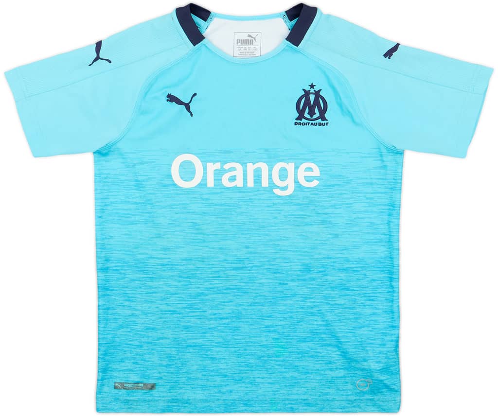 2018-19 Olympique Marseille Third Shirt - 7/10 - (M.Boys)