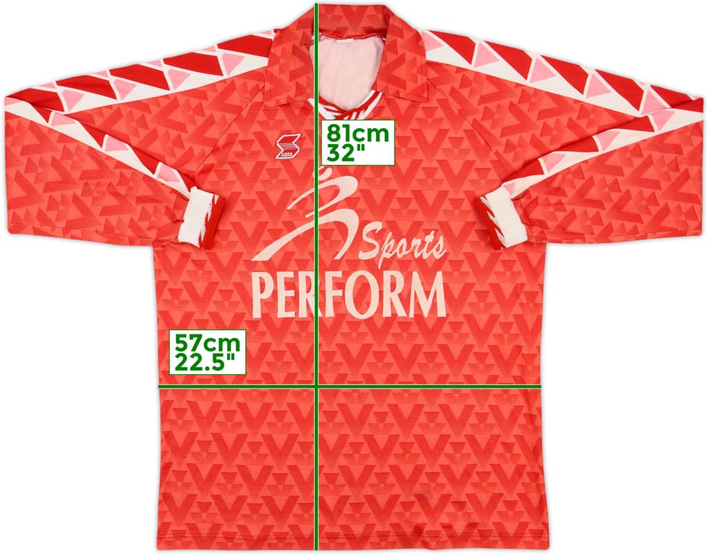1990s ABM Template L/S Shirt - 9/10 - (XL)