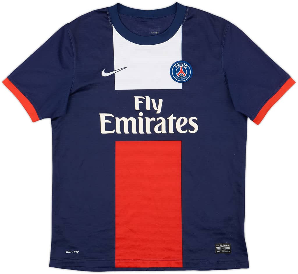 2013-14 Paris Saint-Germain Home Shirt - 7/10 - (XL.Boys)