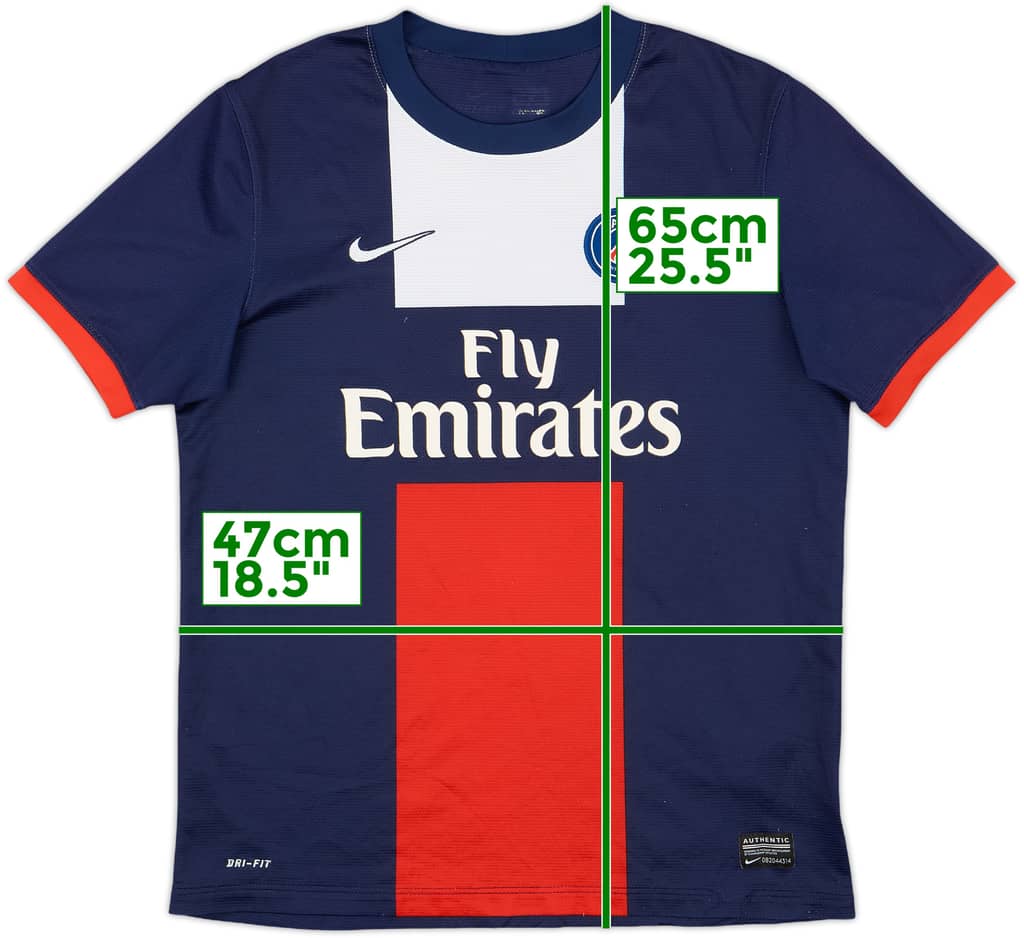 2013-14 Paris Saint-Germain Home Shirt - 7/10 - (XL.Boys)