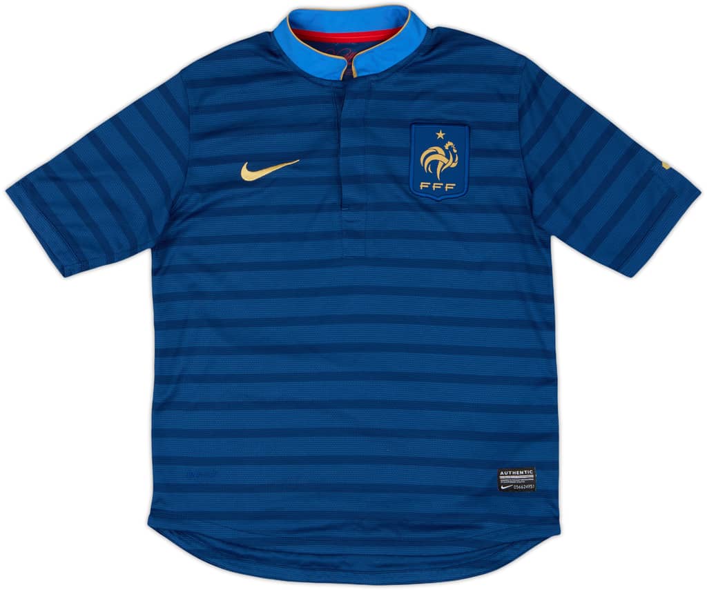 2012-13 France Home Shirt - 10/10 - (M.Boys)