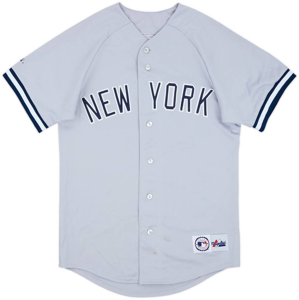 2005-09 New York Yankees Majestic Away Jersey - 6/10 - (M)