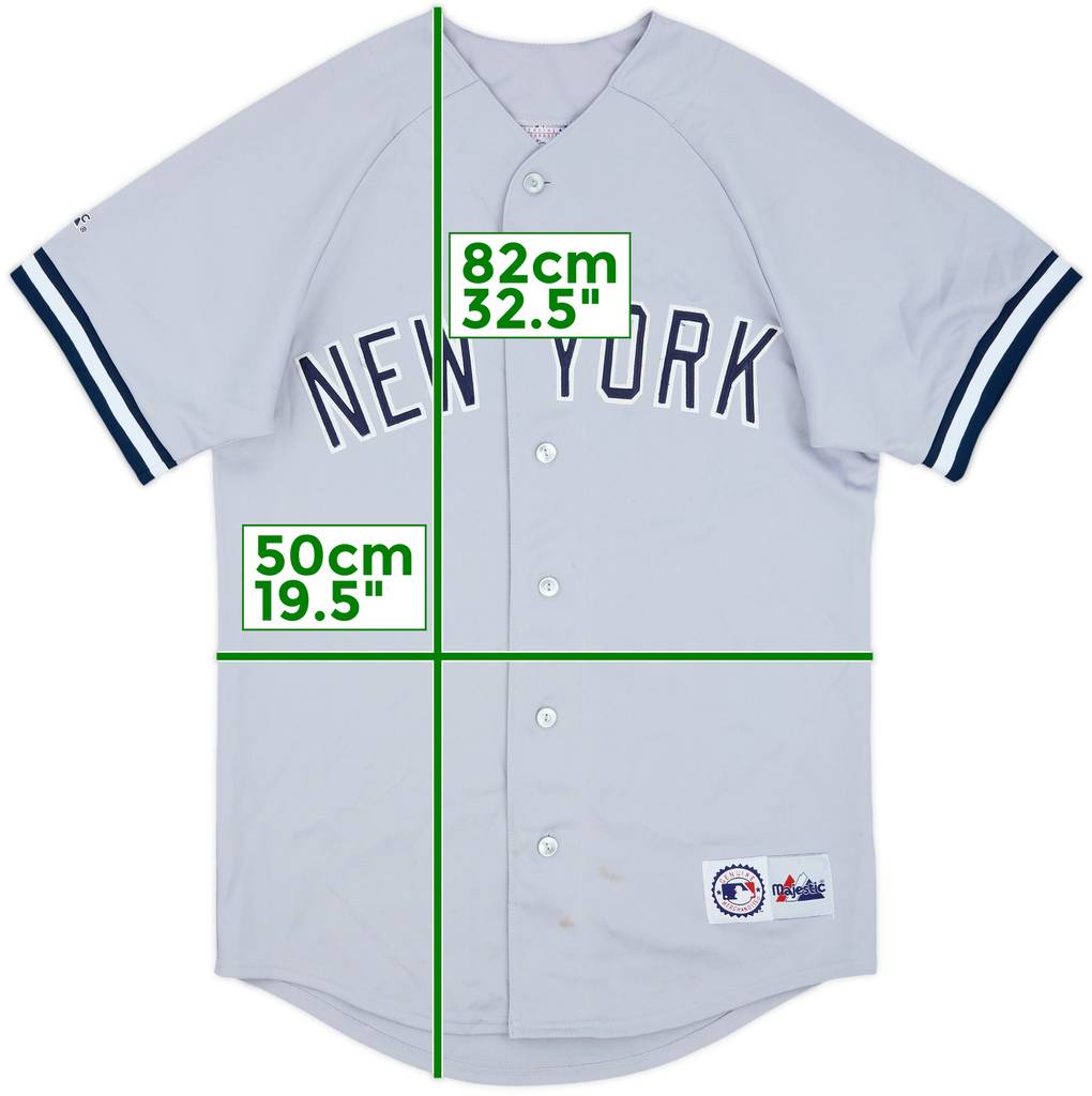 2005-09 New York Yankees Majestic Away Jersey - 6/10 - (M)