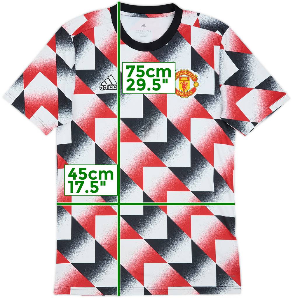 2022-23 Manchester United adidas Training Shirt - 8/10 - (S)