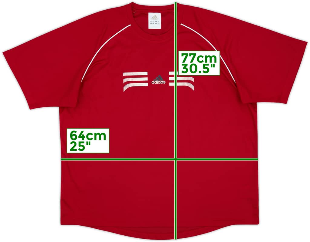 2005-06 adidas Template Shirt - 8/10 - (3XL)