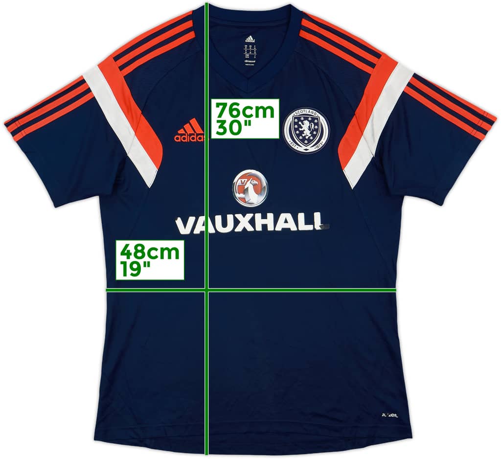 2013-14 Scotland adizero Training Shirt - 5/10 - (M)