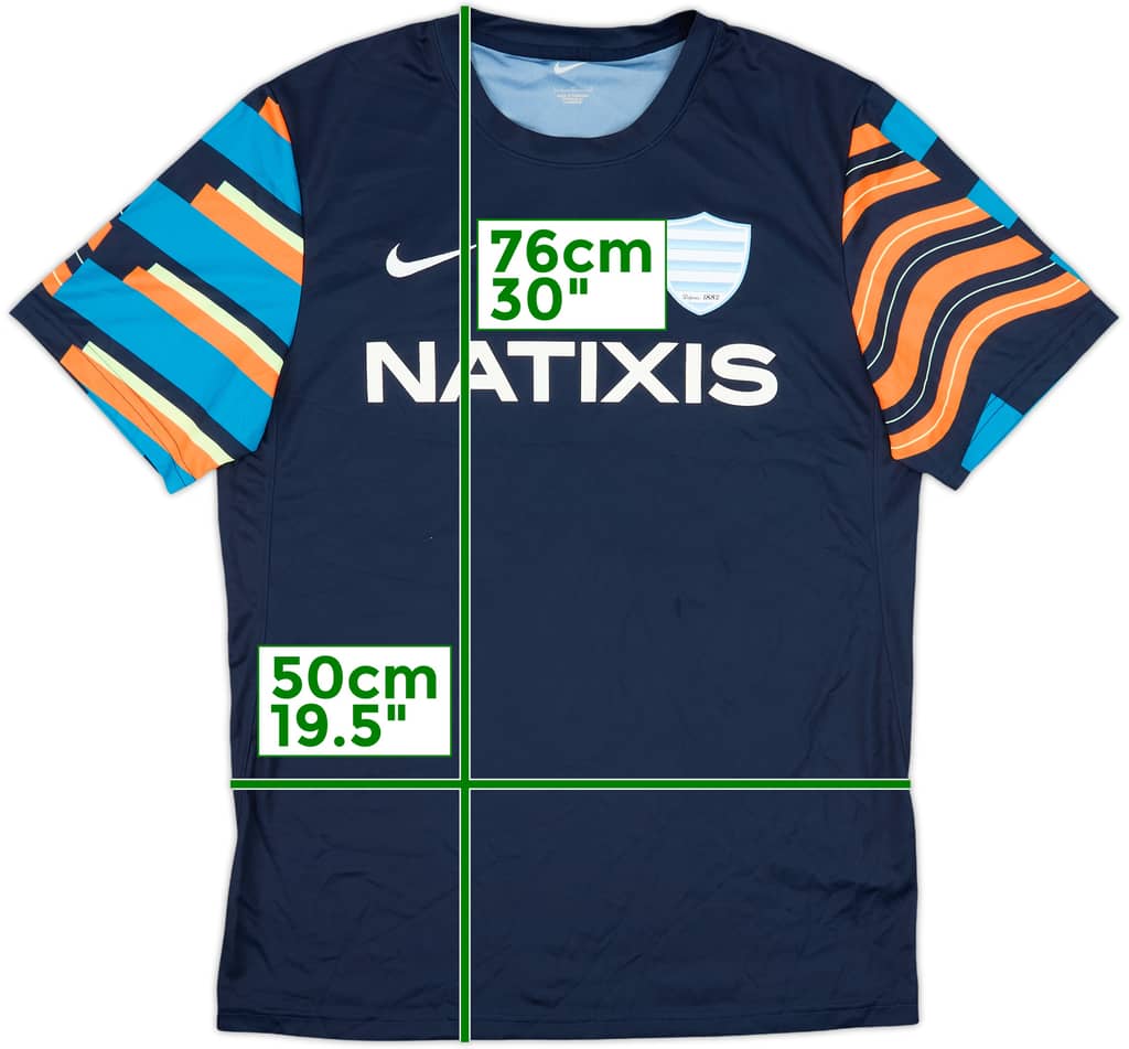 2022-23 Racing 92 Nike Training Shirt - 9/10 - (L)