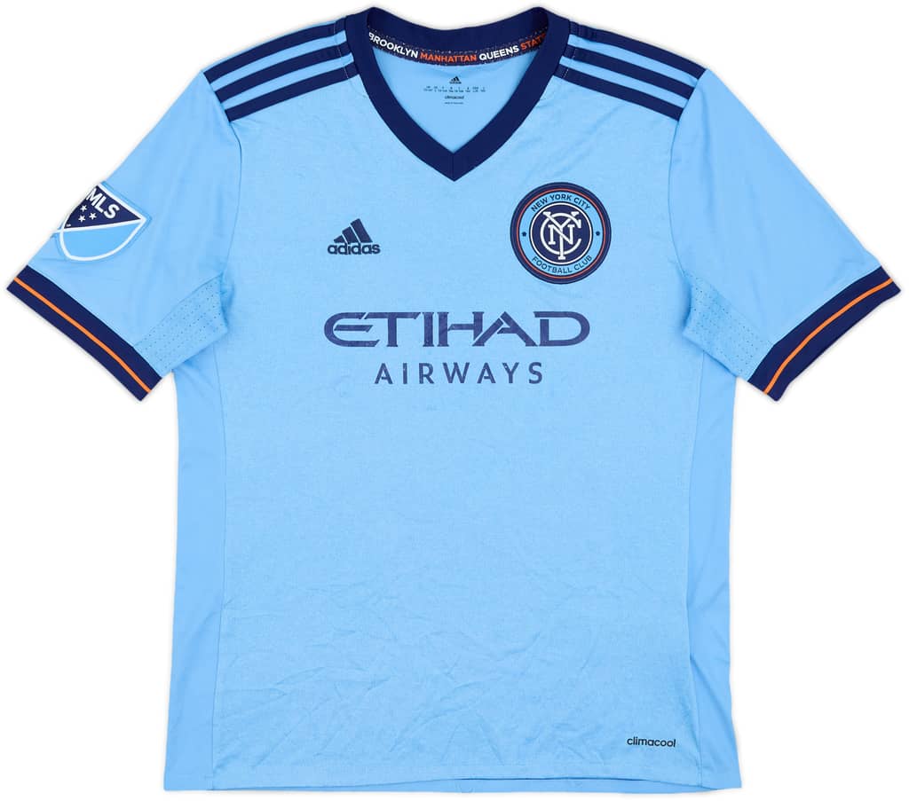 2017-18 New York City Home Shirt - 7/10 - (L.Boys)