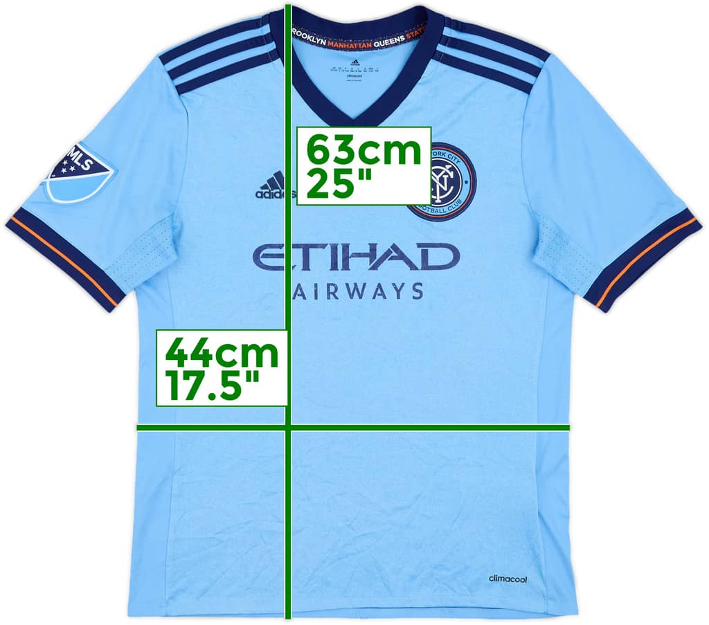 2017-18 New York City Home Shirt - 7/10 - (L.Boys)