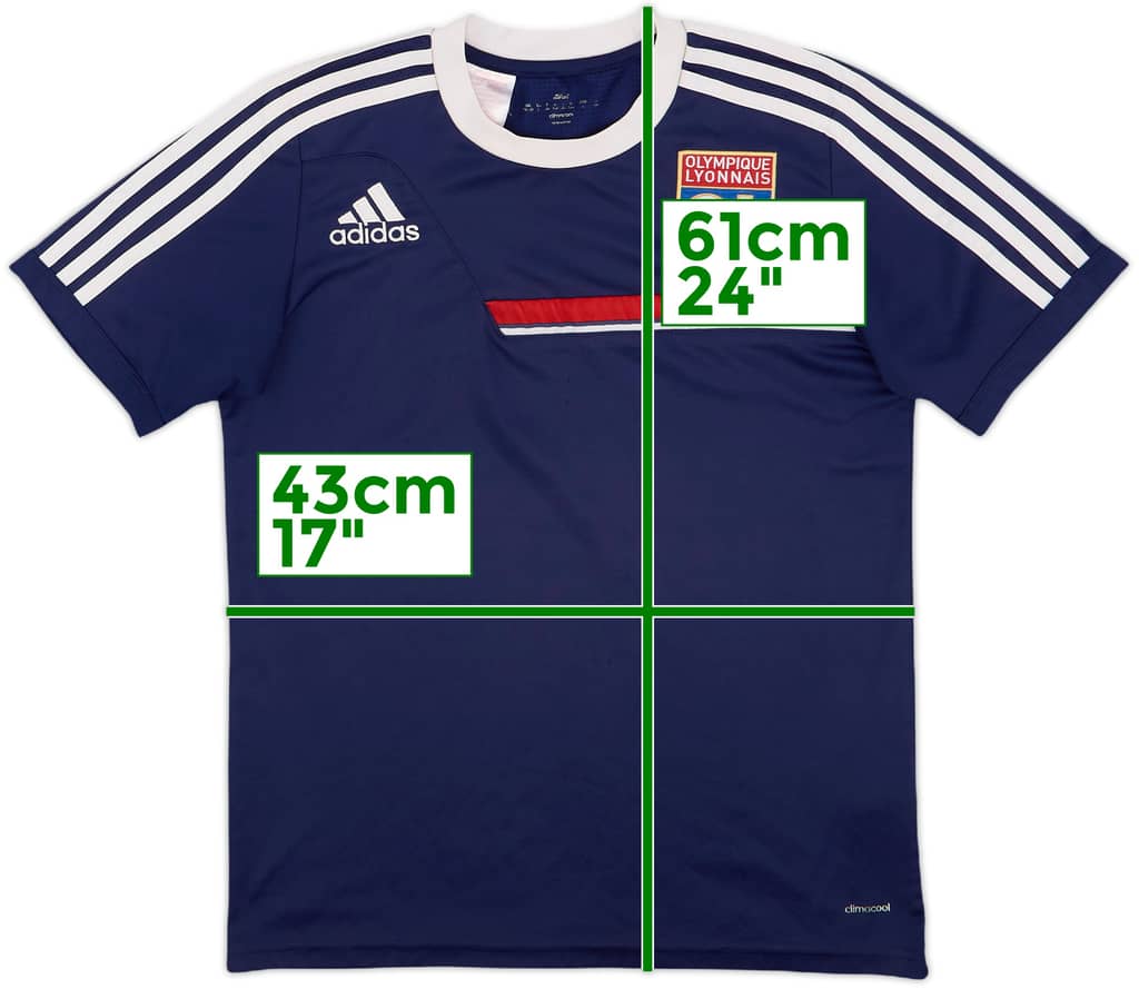 2013-14 Lyon adidas Training Shirt - 7/10 - (L.Boys)