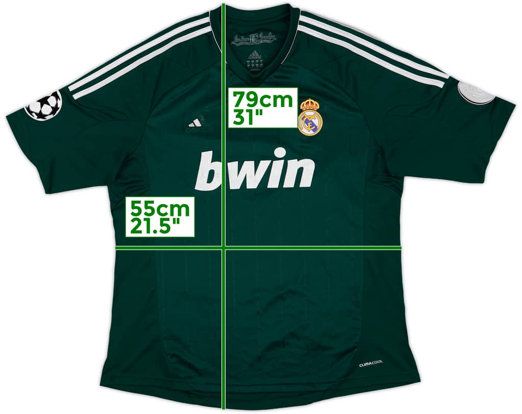 2012-13 Real Madrid CL Third Shirt - 4/10 - (XL)