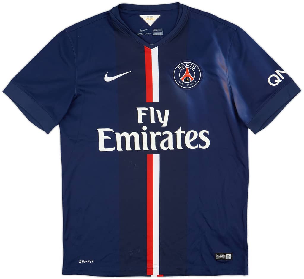 2014-15 Paris Saint-Germain Home Shirt - 4/10 - (M)