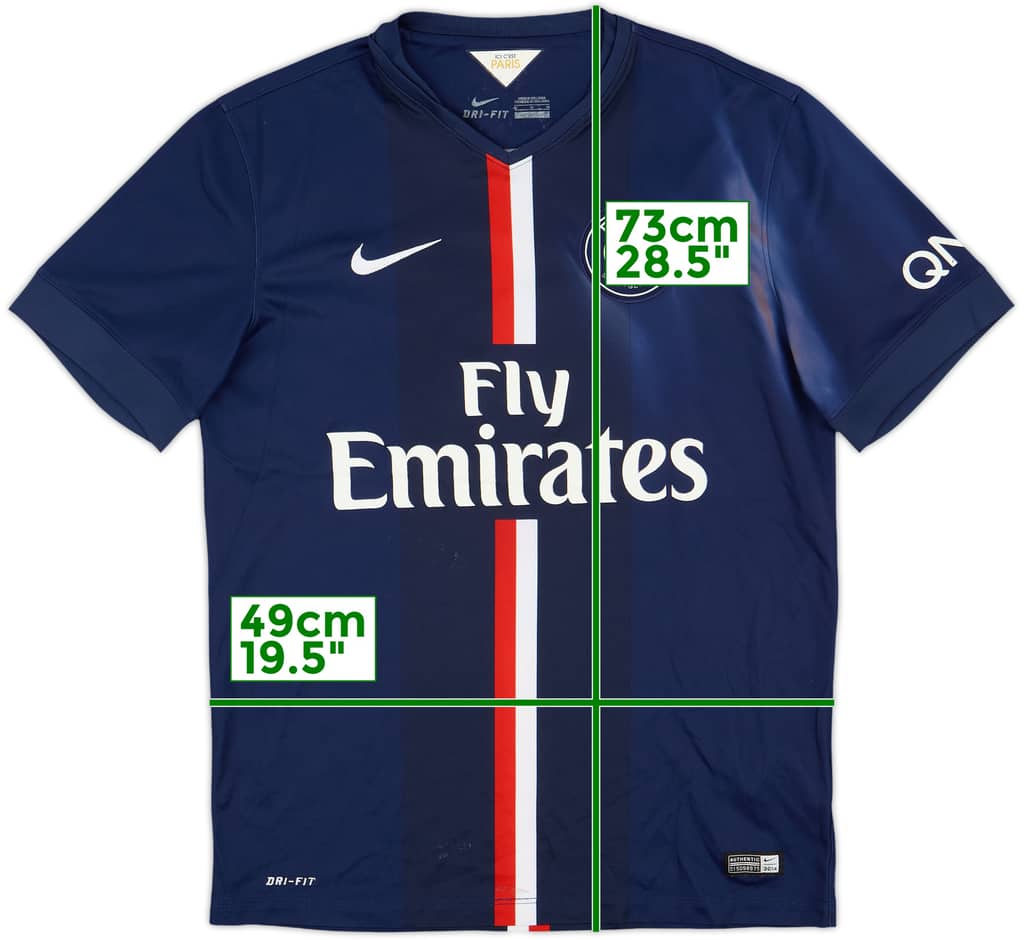 2014-15 Paris Saint-Germain Home Shirt - 4/10 - (M)