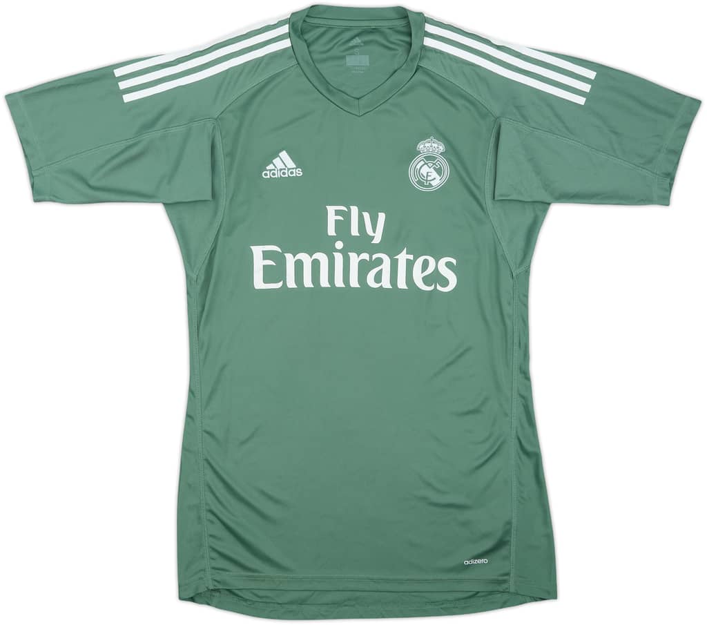2017-18 Real Madrid GK S/S Shirt - 7/10 - (S)