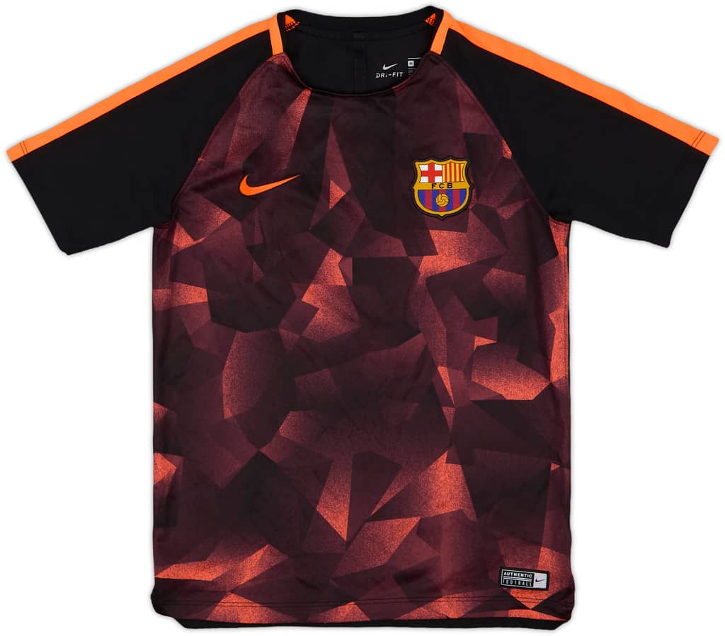 2017-18 Barcelona Nike Training Shirt - 8/10 - (M.Boys)