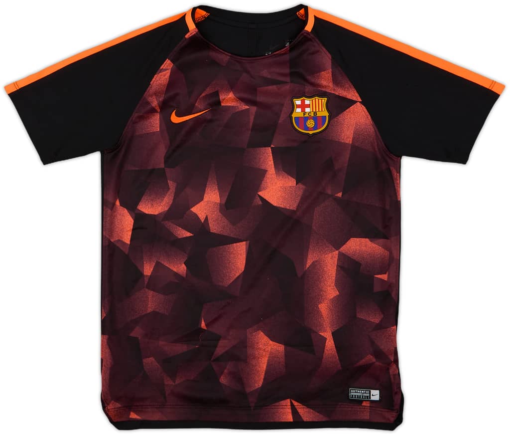 2017-18 Barcelona Nike Training Shirt - 7/10 - (L.Boys)