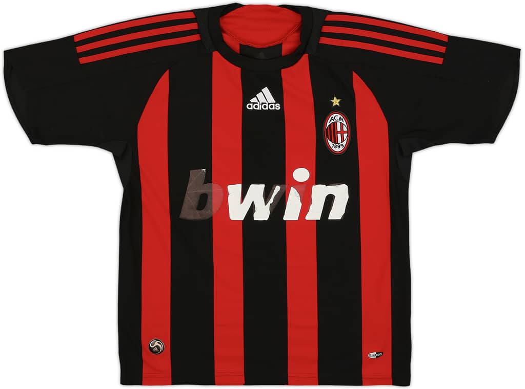 2009-10 AC Milan Home Shirt - 4/10 - (L.Boys)