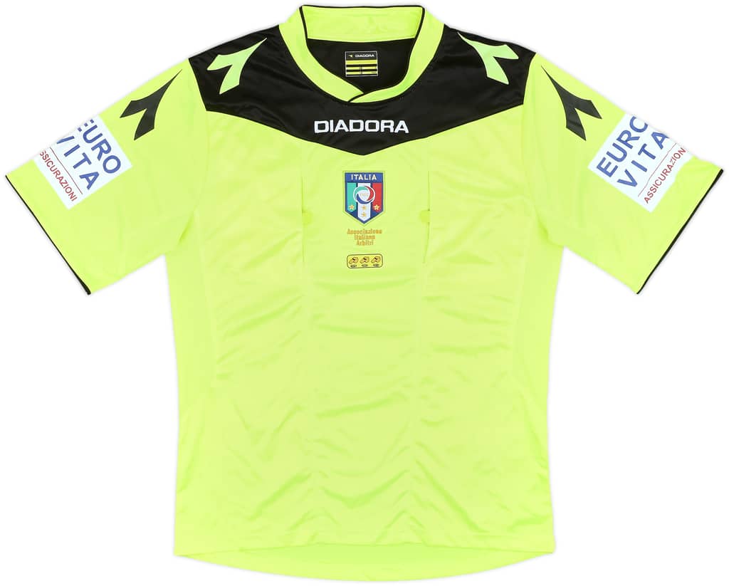2014-15 Italy Diadora Referee Shirt - 9/10 - (S)