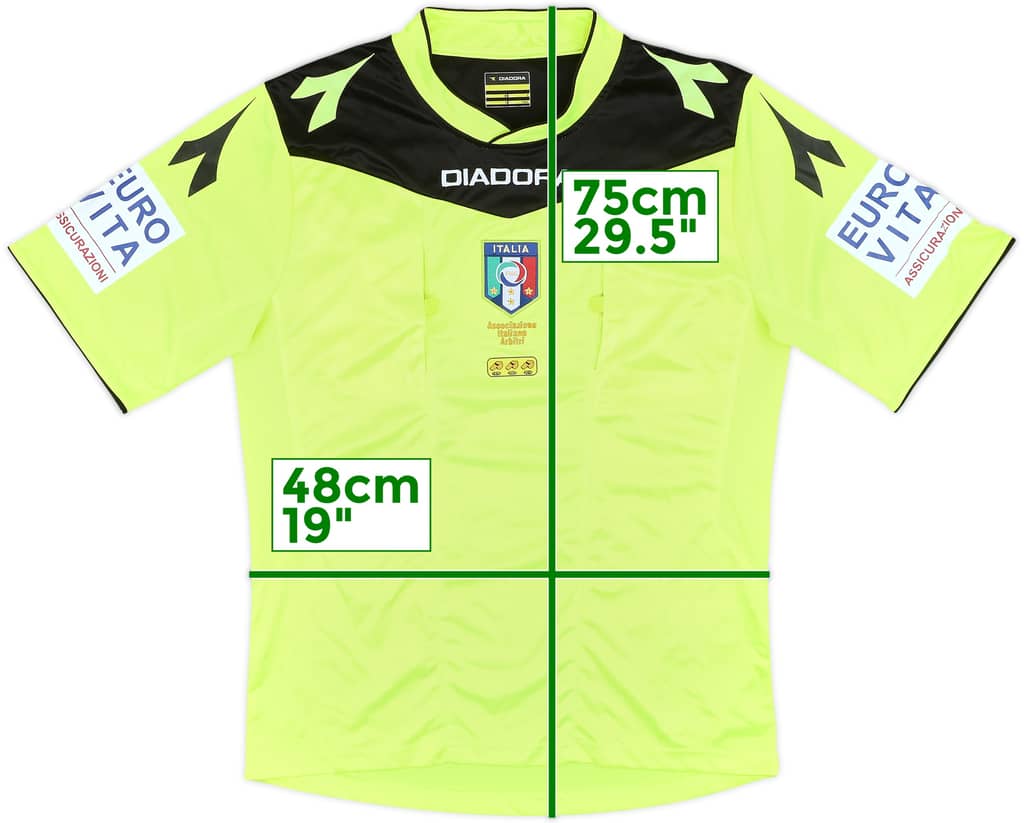 2014-15 Italy Diadora Referee Shirt - 9/10 - (S)