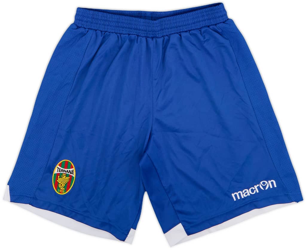 2016-17 Ternana Macron Player Issue Training Shorts #4 - 9/10 - (M)