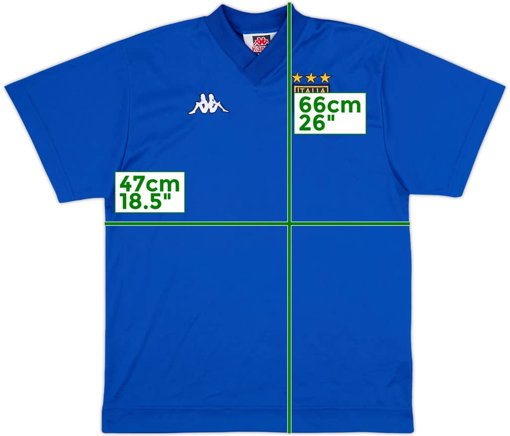 1998-99 Italy Basic Home Shirt - 9/10 - (XL.Boys)