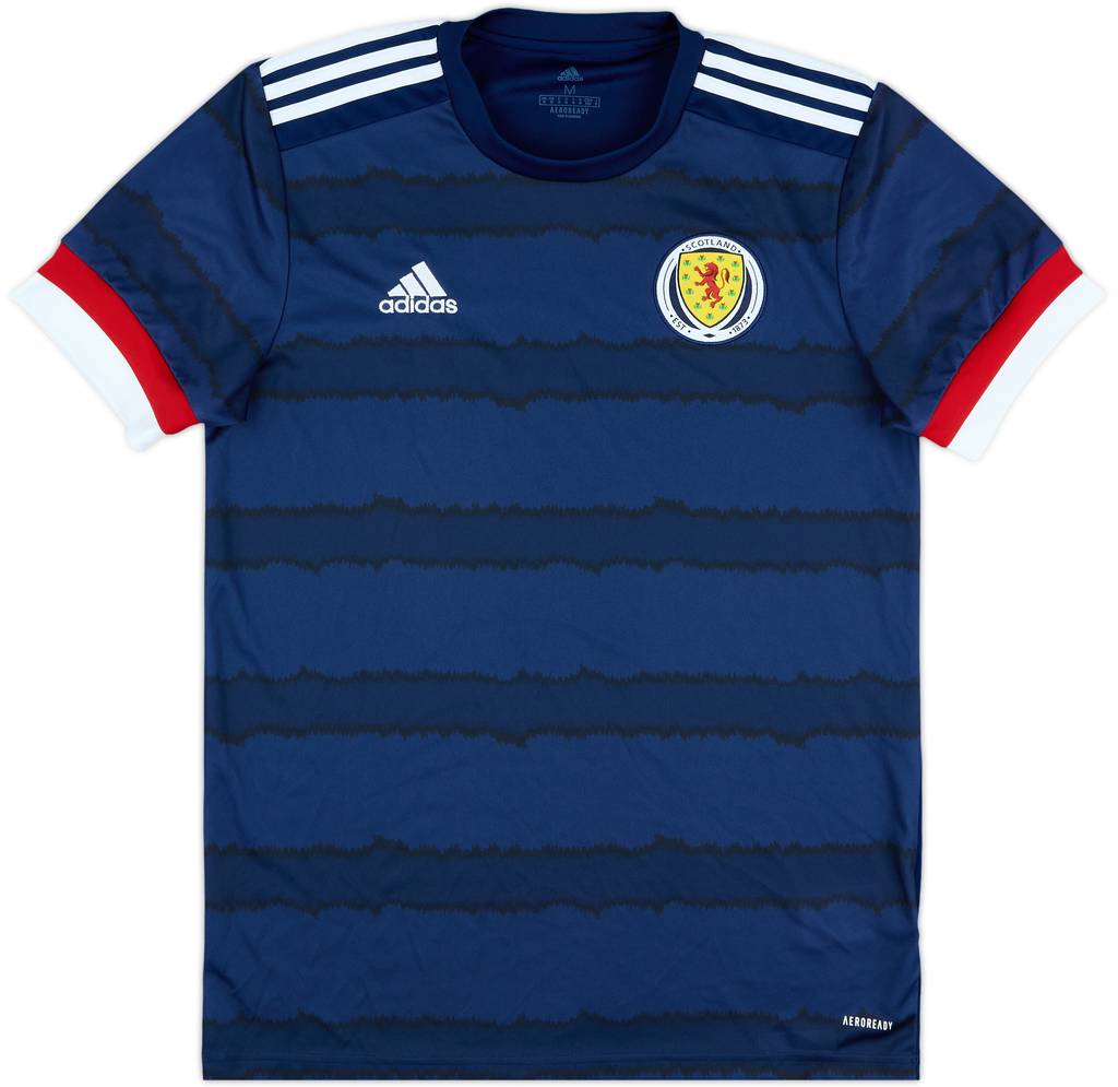 2020-22 Scotland Home Shirt - 10/10 - (M)