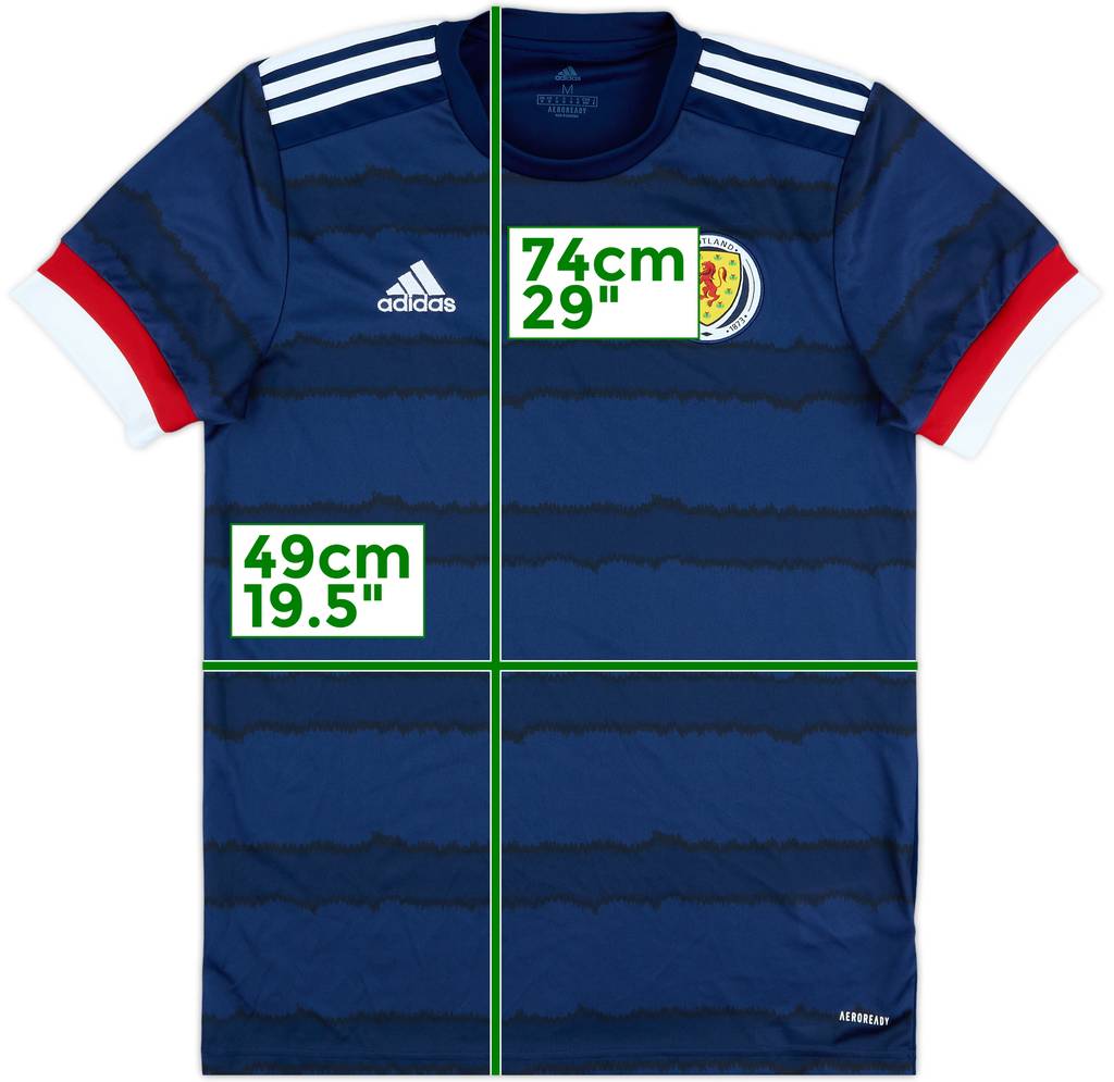 2020-22 Scotland Home Shirt - 10/10 - (M)
