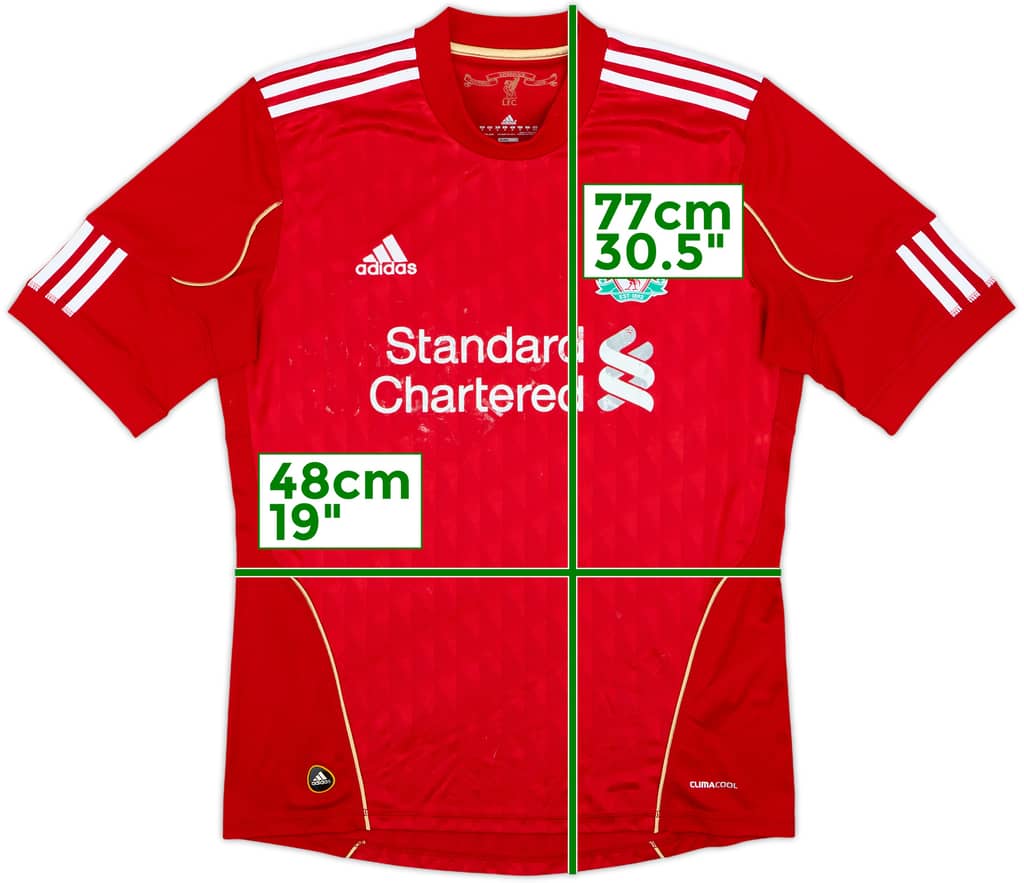 2010-12 Liverpool Camiseta Local - 4/10 - (M)