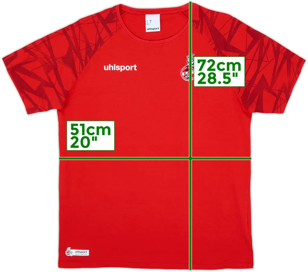 2019-20 FC Koln Uhlsport Cotton Tee - 8/10 - (XL)