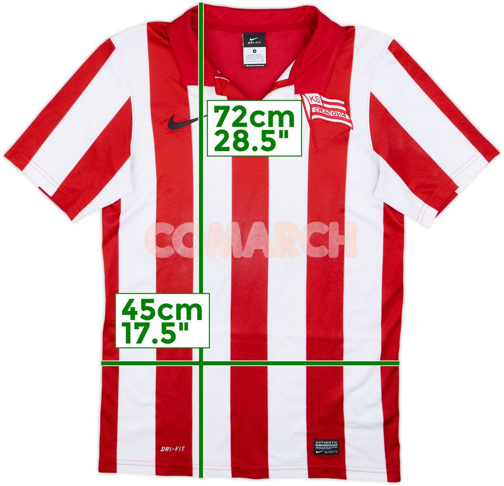 2013-14 Cracovia Home Shirt - 4/10 - (S)