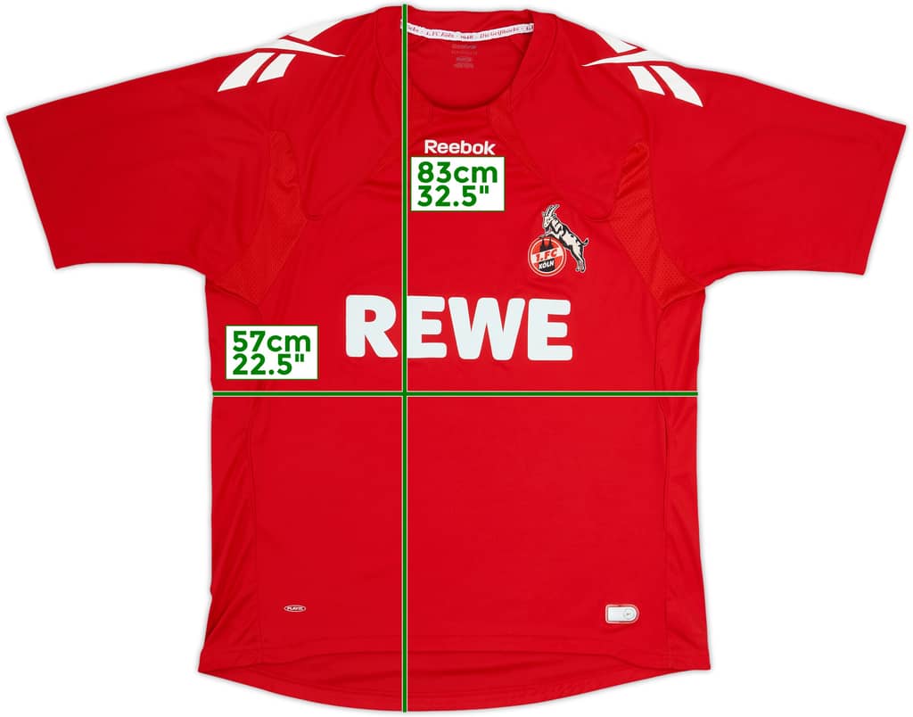 2010-11 FC Koln Home Shirt - 7/10 - (XL)