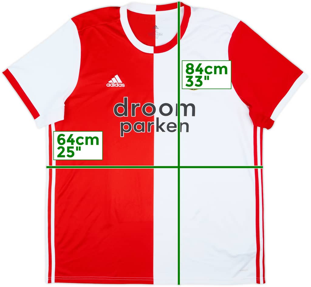 2019-20 Feyenoord Home Shirt - 7/10 - (XXL)