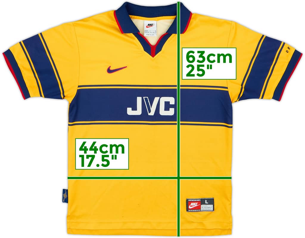 1997-99 Arsenal Away Shirt - 5/10 - (13-14 Years)