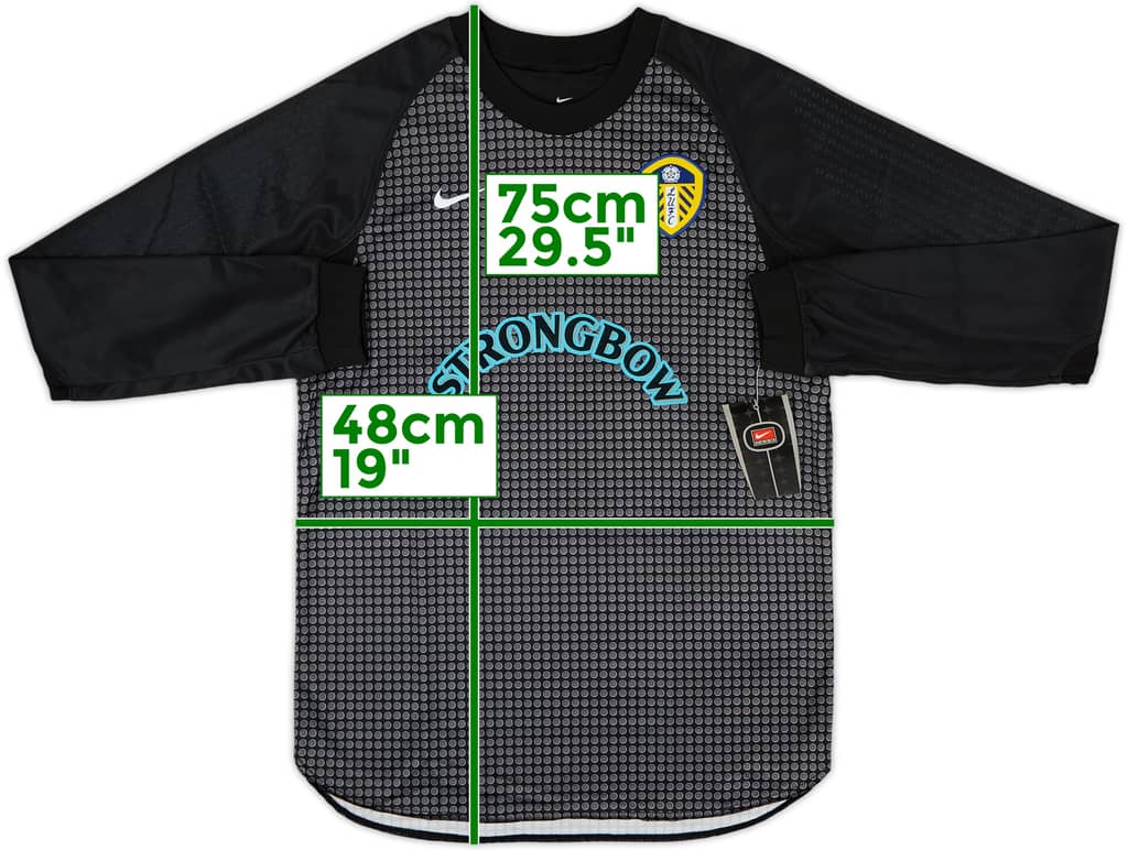 2000-01 Leeds United GK Shirt (XL.Boys)