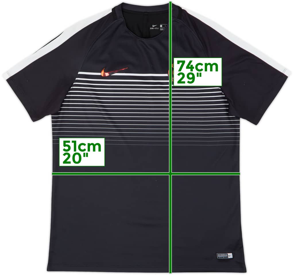 2016-17 Paris Saint-Germain Nike Training Shirt - 8/10 - (L)
